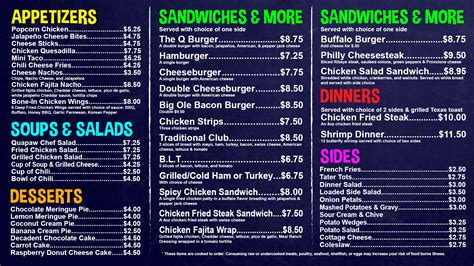 jackpot grill menu.